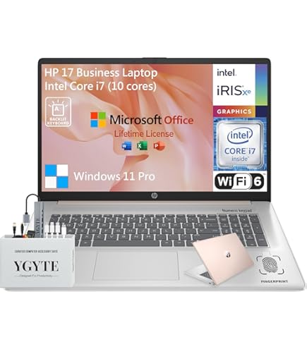 Amazon.com: 2025 HP 17 Inch Touchscreen Laptop Computer,17.3